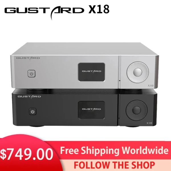 Dönüştürücü Gustard X18 Kod çözücü MQA ES9038 Pro Bluetooth 5.0 XU216 İşlemci LDAC HD PCM768KHz DSD512 Yüksek Performans Ses DAC