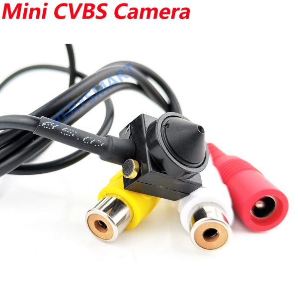 Câmera de Mini Analógica Super Pequena Câmeras 3,7 mm de 90 graus Lens de largura 700tvl HD Câmera de vigilância de segurança CCTV CCTV