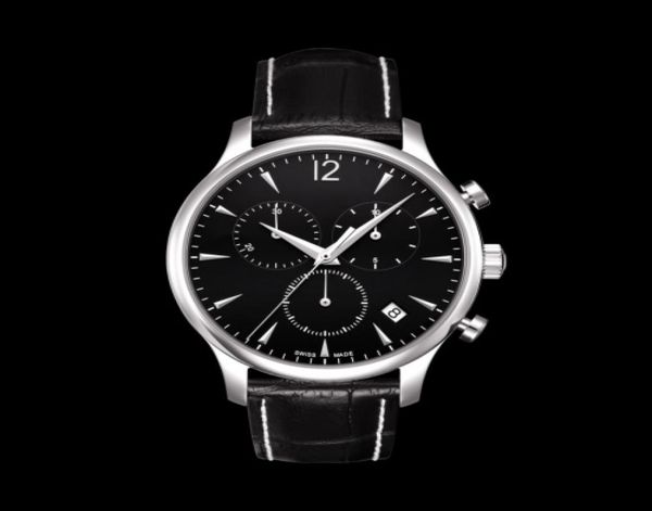 100 Original ETA Swisss Quartz Movement Men039s Chronograph Watch T0636171605700 T063 Gents Armbandwatch Top Marke Luxus WA4404176