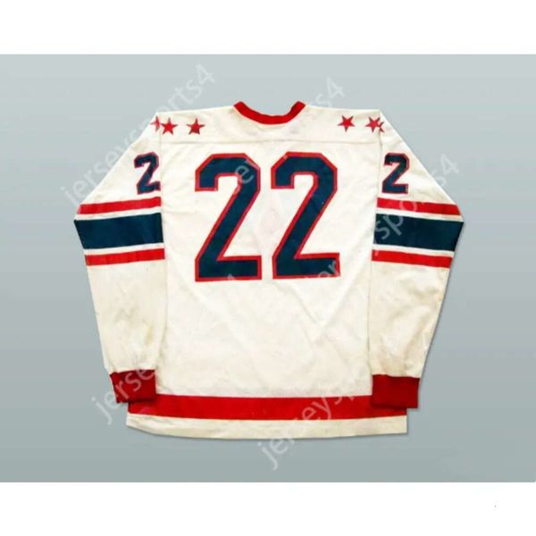 GDSIR Custom White 22 Rochester Americans Hockey Jersey New Top ED S-M-L-XL-XXL-3XL-4XL-5XL-6XL