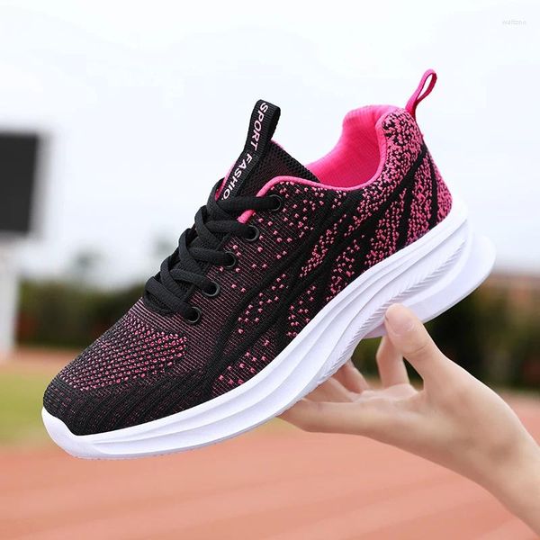 Lässige Schuhe Frauen Sneakers Mesh Girls Frühling Sport Sportler Leicht laufende Luftwander -Tennis -Joggen