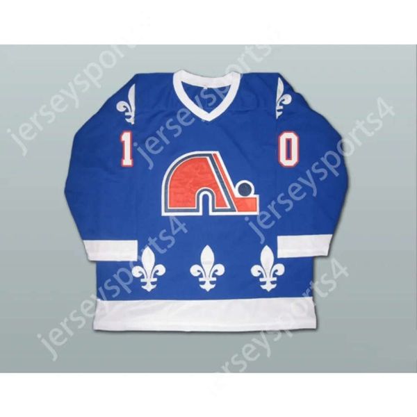 GDSIR Custom Guy Lafleur 10 Quebec Nordiques Hockey Jersey New Top Ed S-M-L-XL-XXL-3XL-4xl-5xl-6xl