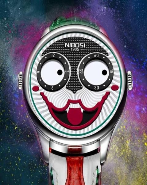 Orologio da polso 2021 Arrivo joker orologio da uomo unico Big Eyes Fashion Clown Quartz