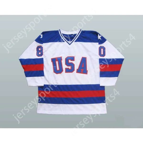 GDSIR Custom 1980 USA Miracle on Ice Tribute Hockey Jersey New Top Ed S-M-L-XL-XXL-3XL-4XL-5xl-6xl