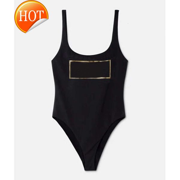 2024 Nuovo stilista di moda all'ingrosso da bagno all'ingrosso Classici sexy sequestri di sequestro Black Women One Piece Swimsuits Sexy Woman Bikini Mashi