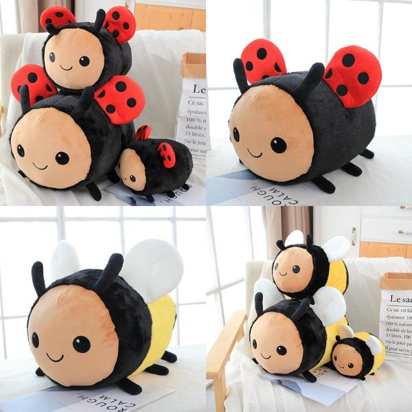 Süße Bienenpuppen -Stoffpuppe Ladybug -Puppe Kinder großes Plüschspielzeugfirma Geschenk