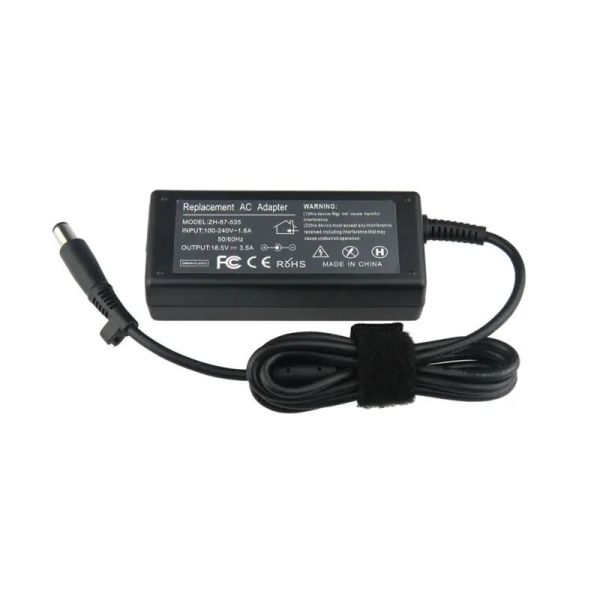 Адаптер 18,5 В 3,5А 65 Вт AC Power Adapter Зарядное устройство для ноутбука HP 463958001 NC6320 DV5 DV6 DV7 Большой рот с иглами