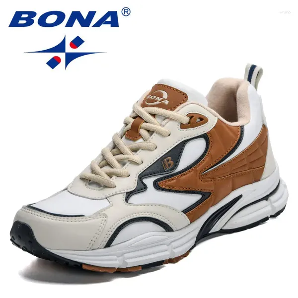 Lässige Schuhe Bona Designer Sports Schuh Männer Sneaker hochwertige leichte atmungsaktive Sportmannschuhschuhe laufen