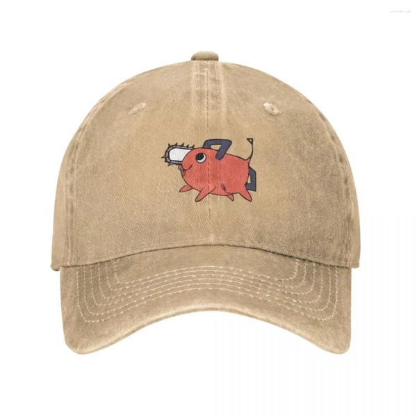 Caps de bola Copiar Pochita Cowboy Hat Bag de praia | -f- |Cap Mulher Men