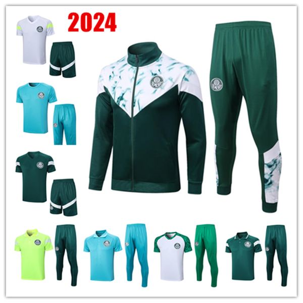 2024 Palmeiras Soccer Jerseys Suit Suit 2024 Новый Брено Лопс Р.Вейга Дейверсон Футбольный костюм мужская детская куртка выживание спортивная одежда высшее качество