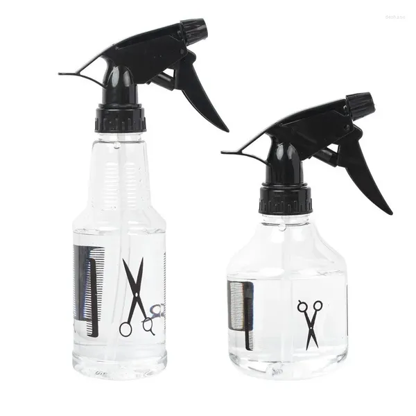 Speicherflaschen 1PC Water Sprayer Hair Salon Werkzeug Transparent Make -up Moisture Atomizer Pot Friseur Tools Fein Nebel