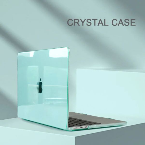 Pads Case Crystal Clear para Apple Book Air 11 12 13 14 15 16 polegadas Pro Retina Casos