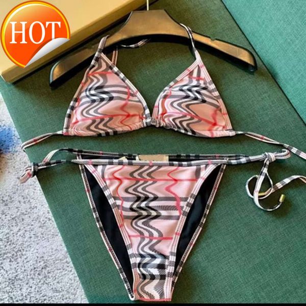 2024 neuer Modedesigner sexy Bikini Sets billig Mix 58 Styles Badeanzug Klassiker Brown Ss Set Women Mode in Stock Verband sexy Badeanzüge mit Pad Tags P06