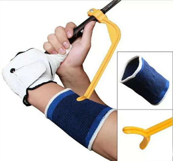 Golf Swing Trainer Tool Gewichtspraxis Grip Guide Training Hilfsmittelfahrer für beide linkshändige Korrektor -Zuggerät1735095