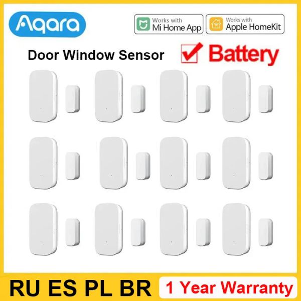 Detektor Aqara Türsensor Smart Fenstertür Magnet intelligentes Home -Sicherheitsgerät Zigbee Wireless Control Mi Home Mijia App HomeKit