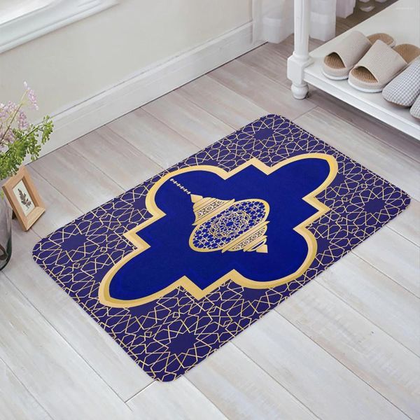 Tappeti lanterna araba figure geometriche figure da letto tappetino per pavimento della casa portiere cucina decorazione della porta del bagno tappeto anti-slip tappeto