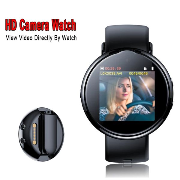 Браслеты 1080p 35HRS LONGREST Запись HD Camera Watch Voice Video Photo Рекордер для взрослого фитнес -трекера DV -браслет DVR Smart Band