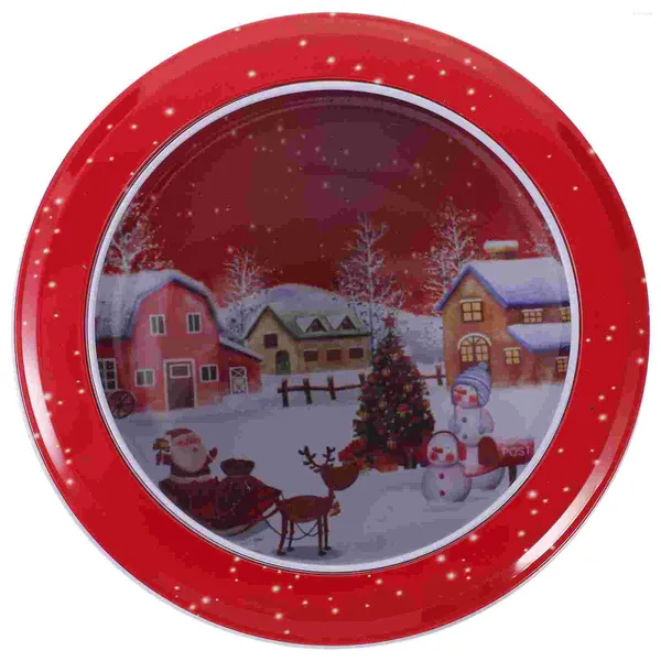 Aufbewahrung Flaschen Weihnachten Zinnbox Zucker Hülle Keks Süßigkeiten Dekorationen dekorieren einfache Eisenkindminze Schokolade
