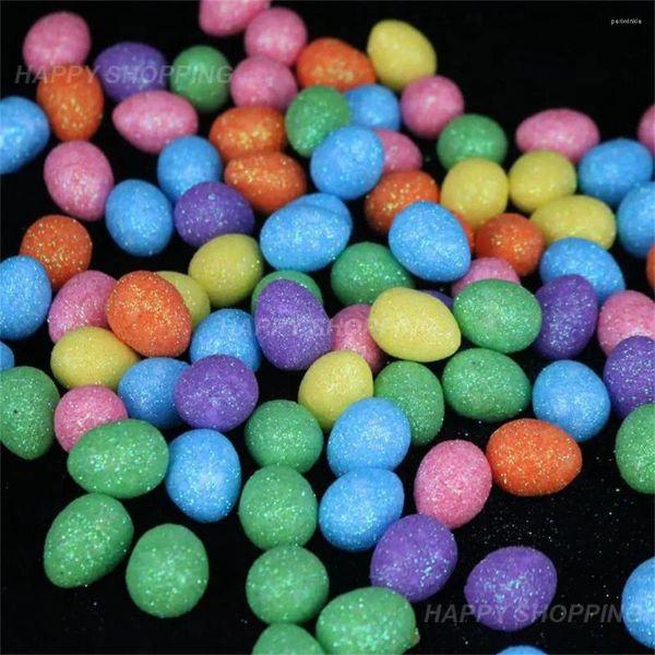 Bolsa de decoração de festa Glitter Easter Ovos