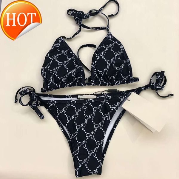 2024 Neue Modedesigner sexy Bikini Sets billiger Frauen Kontrast 58 Color Frauen Badeanzüge Frauen Badeanzüge Sexy Zwei-Piecs Badeanzug Mode 10