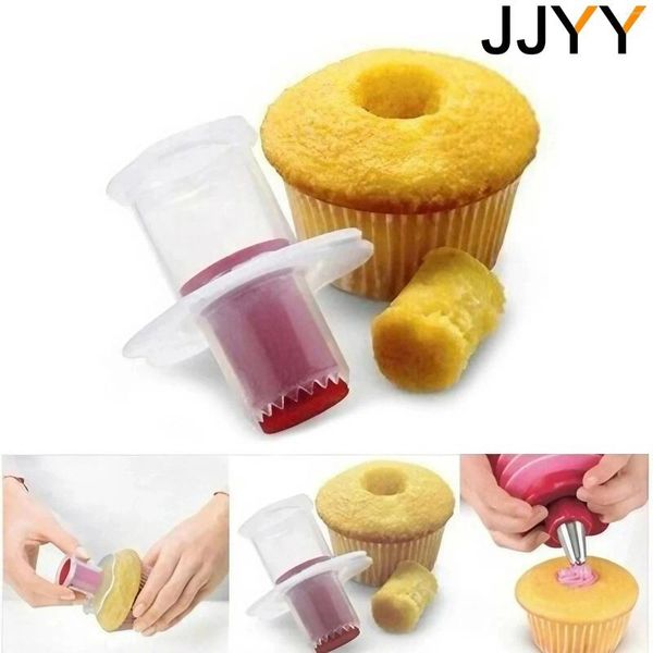 Выпечка формы jjyy fashion Kitchen Creative Cuftcake Cuffin Cake Core Corer Plunger Cutter Cortter Decorting Deving Модель Home Kit Stonego Home Kit