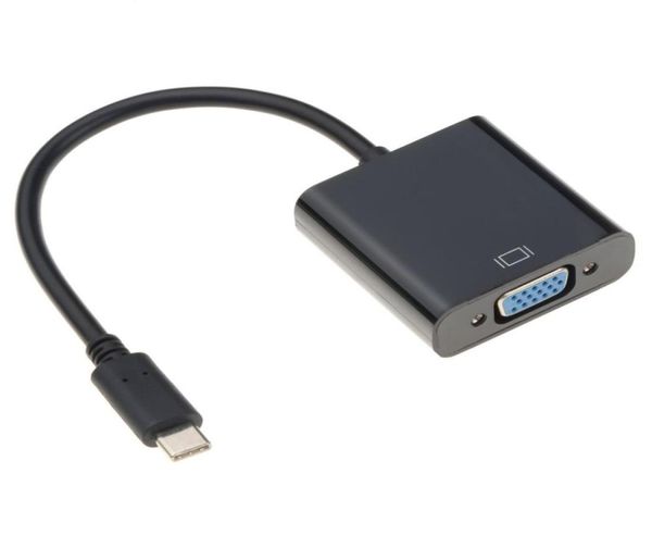 Typec Typ C zu weiblichem VGA -Adapterkabel USBC USB 31 für MacBook 12 -Zoll Chromebook Pixel 7912008