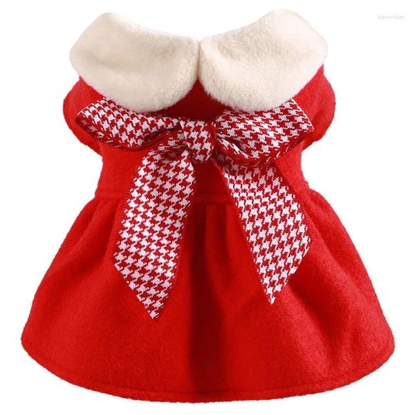 Hundekleidung warme Haustierkleidung für Kleider Winterkleidung Jahr Welpen Katzen Kostüm Pudel Yorkshire Terrier Bichon Pomeranian Outfit