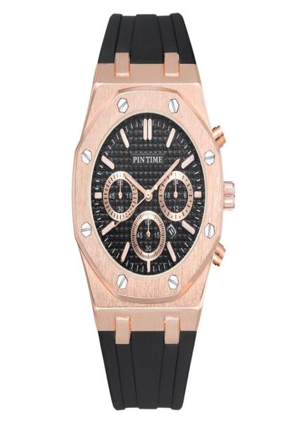 Pintime Silicon Mens Watch Top Marke Luxus Quarzuhr Kalender Militär Uhr MEN Sport Armbandwatch Relogio Maskulino Relojes8091549