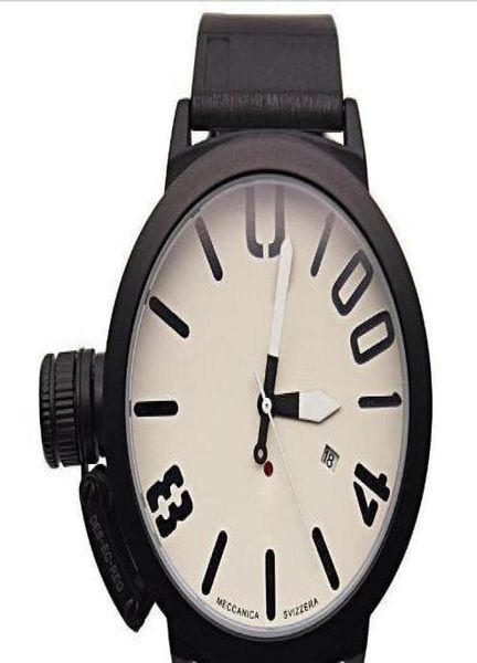 Qualità Men039s Sports Guarda Big Dial Bigna Classic Cronogramma rotondo Cronogramma automatico Meccanico Autole a vento Mano di gancio U9623968