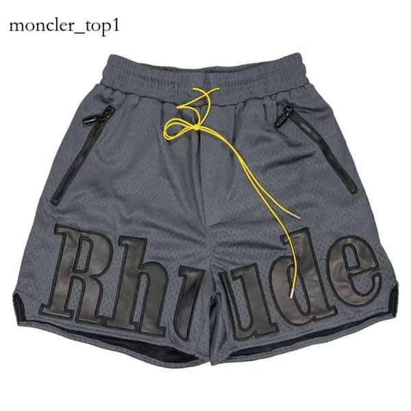 Rhude Men Short Designer Gym shorts rudes shorts rudes Man Hip-Hop Padrições de cinco pontos Running Sport Sport Quick Swim Swort Rhude Shorts de luxo 5602