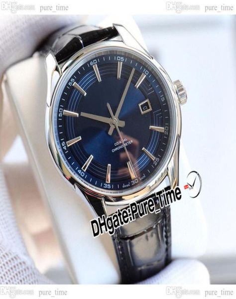 CRF 41 -мм часовое зрение A8500 Automatic Mens Watch 43133412103001 Blue Dial Stick Маркеры стальные корпусы Leahter Gents New Wat7370128