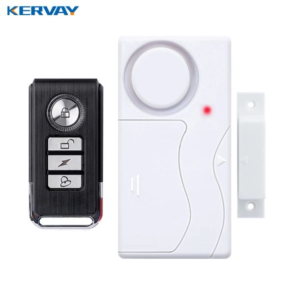 Detector Porta Janela Entrada Segurança ABS ABS Wireless Remote Control Burglar Alarm Sensor Magnetic Sensor System System Protection Kit