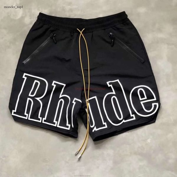 Rhude Shorts Herren Designer Kurzer Mode Casual Clothing Beach Shorts Rhude Trendy Herren Neue Sommer Sport Casual Schnell trocknen Basketball Herren FÜNF 3481