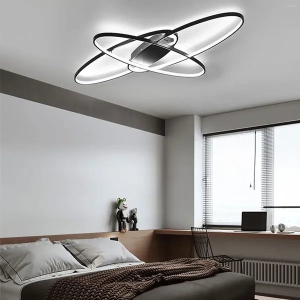 Luzes de teto Light Light LED LED Simple Modern Oval Creative Personality Quarto Atmosfera Luxo romântico