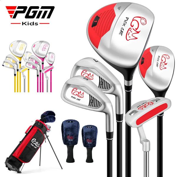 PGM 3-12 anni Kids Golf Club Set Childrens Boy Girl Girl Golf Allenamento in legno Swing Punter Gift JRTG007 240326