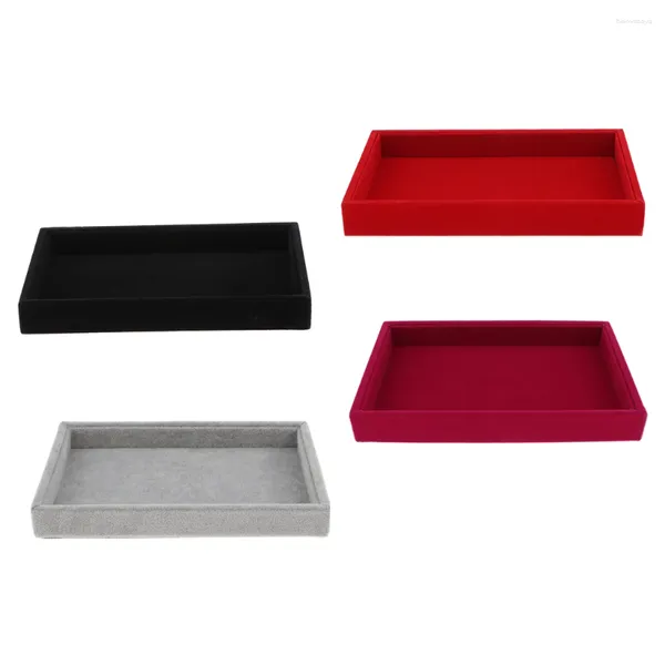 Schmuckbeutel Velvet Tray Accessoire für Ringe Ohrringe Uhren Buttons Box