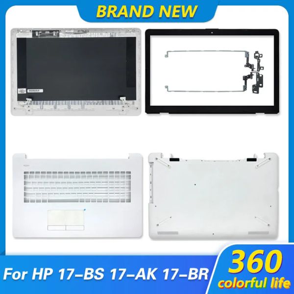 Карты Новый корпус для HP 17BS 17AK 17BR LCD LCD задней крышки/передняя рамка/ЖК -петли/Palmrest/Notee Case Ecrem