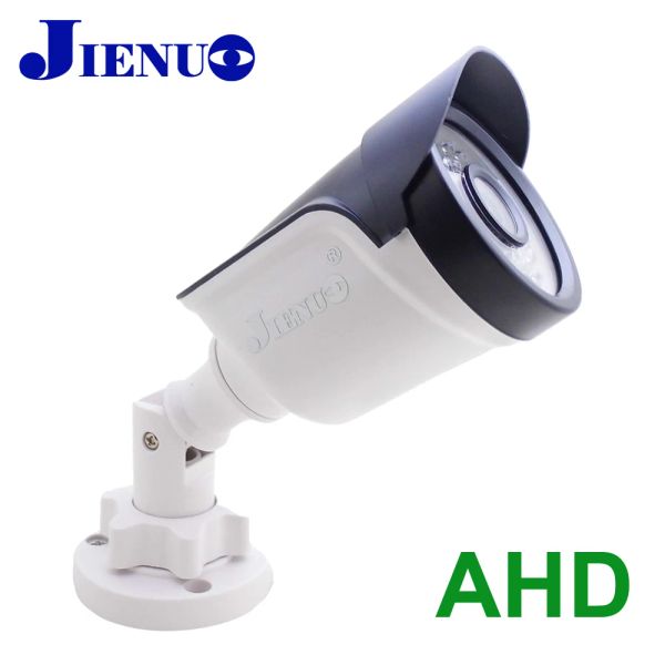 Câmeras Jienuo AHD Vigilância de segurança da câmera 720p 1080p 4mp 5mp Analog Night Vision CCTV Cam à prova d'água ao ar livre 2MP HD CAM