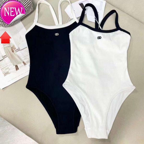 2024 NUOVO Fashion Designer Wholesale Womens Swimwear Sexy Womens Designer Swimsuits Sexy Solid Bested Women One Piece Swimsuit Female High Waist Bareding Adday Summer Summer