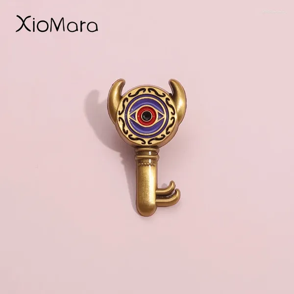 Broschen Cartoon Game Badge Brosche Retro Dungeon Key für Männer Frauenparty Charme Accessoires Abenteuer Schmuck Großhandel Großhandel