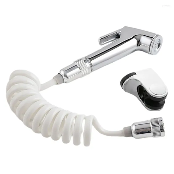 Duschvorhänge 1 Set G1/2 Handheld tragbare Windel Bidet Toilette Shattaf Sprühgerät Badezimmer Kopf Selbstverschlussdüse