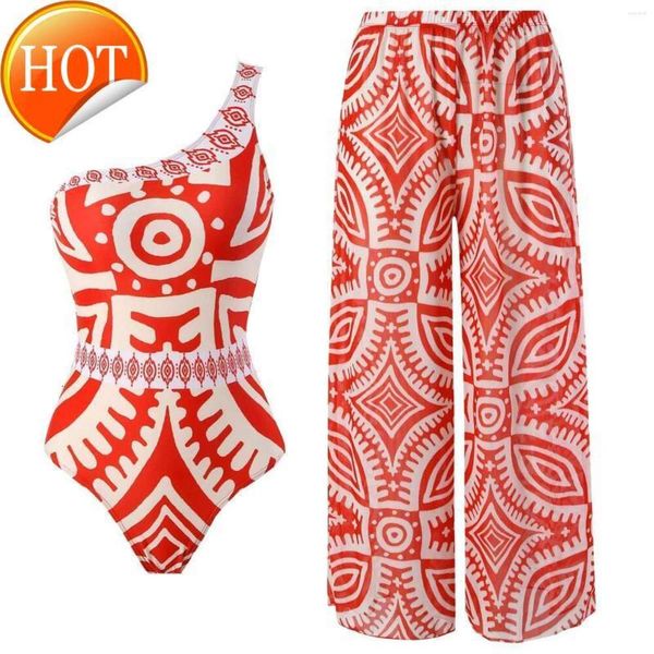 2024 neuer Modedesigner Großhandel Womens Womens Badebekleidung sexy Frauen Ankunft Push Up One -Tiefe Badeanzug Rüsche Strand Wickel Wickelrock Cover sexy Sarong Plage