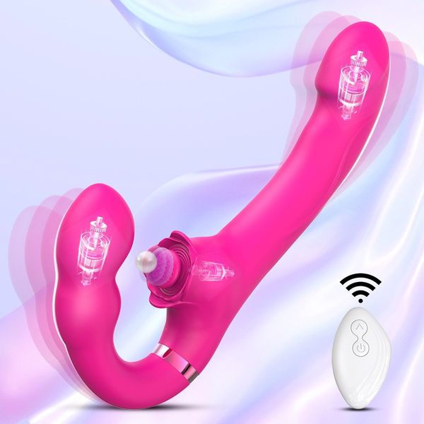 VIBRATORE DIDILO-Spot G con 10 modalità Controllo telecomando Dreamyslut silicone silicone realistico tappa doppia vibrazione tappa giocattoli anali per donne coppie