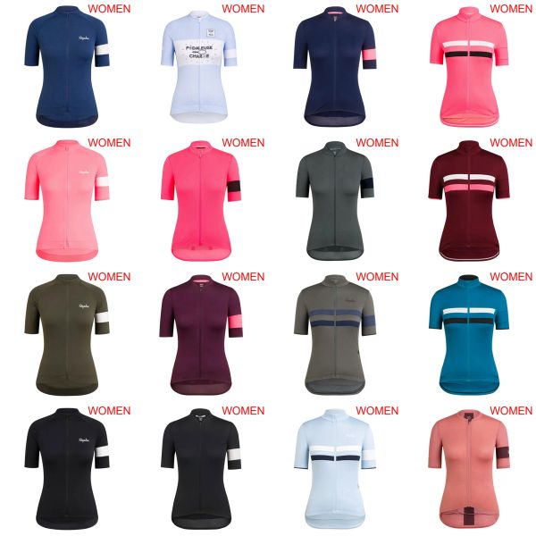 Tops 2019 Rapha Team Cycling Sleeves Short Jersey Hot Sale Breathable e Roupas de Mountain Bike U51318