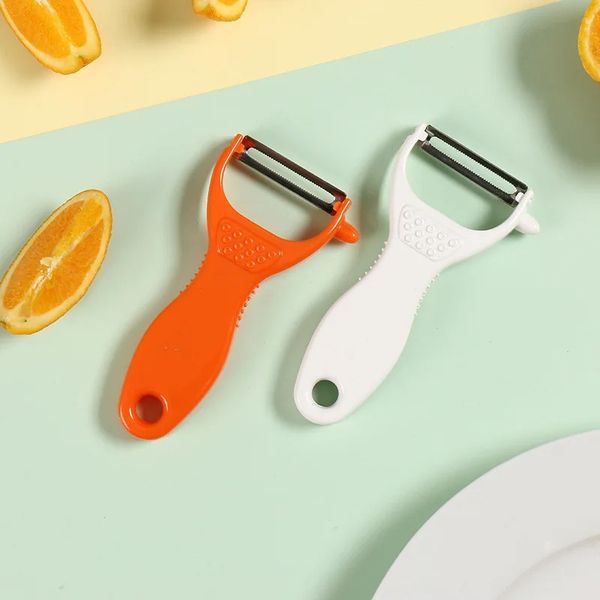 Spot Spoinless Shoen Melon Shaper, maçã, frutas e peeler vegetais, ferramenta de cozinha, peeler de alça de plástico