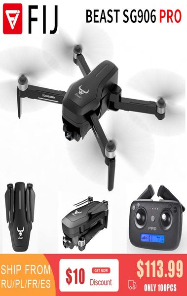 Drone SG906 SG906 Pro con GPS 4K 5G WiFi 2AXIS Dual Camera ESC Professional ESC 50x Zoom Brushless Quadcopter RC Dron8618411