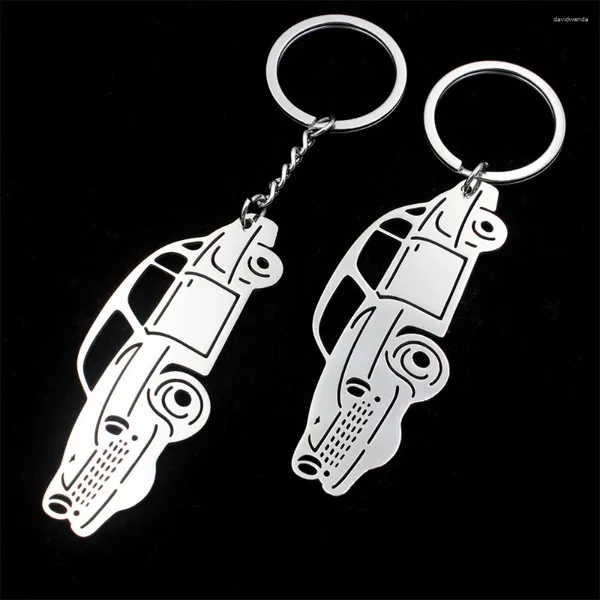 Keychains Fashion Edelstahl Auto Schlüsselbund Herren Sportschlüsselringe für Frauen Dekoration Schmuck Geschenk