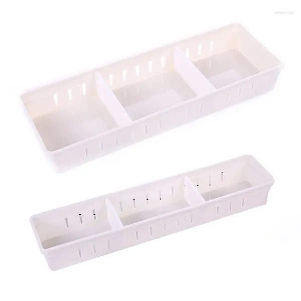 Aufbewahrungsflaschen verstellbare Schreibtischschubladen Schrank -Trenner Box Bin Partition Schaffer für Gehäuse Tray Home Badezimmer Kitch