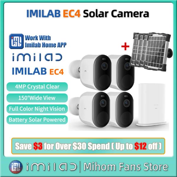 System Imilab EC4 WiFi Camera Outdoor Wireless 4MP HD IP Mihome Smart Home Security Webcam CCTV Nachtsicht Vedio Überwachung Cam