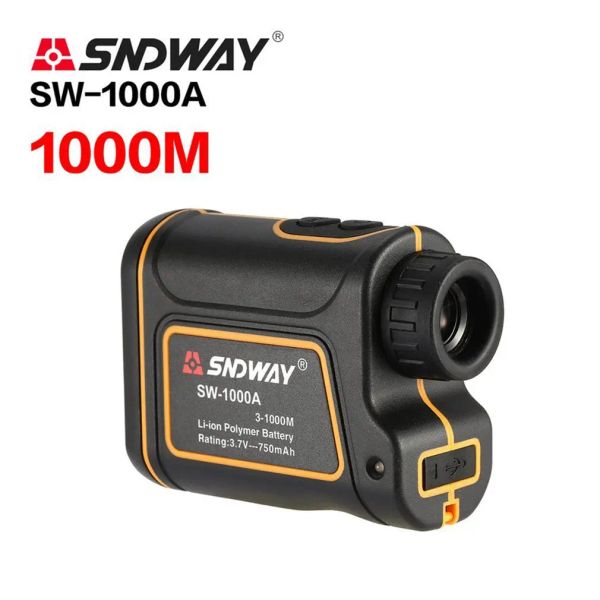 Gözlük Sndway SW1000A Monoküler Teleskop Lazer Rangefinder 1000m Trena Lazer Uzak Metre Golf Avcılık Lazer Range Bulucu